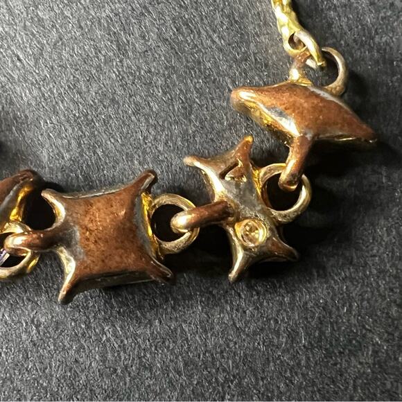 Dainty Multi Gemstone Link Adjustable Bracelet - Picture 2 of 4